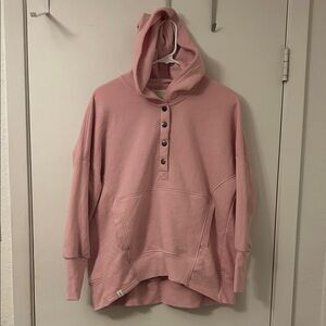 Simply Southern Pink Hooded Sweater